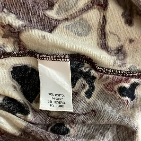 SIMPLY VERA VERA WANG Long Sleeve Textured Blouse size XL, EUC - Picture 8 of 9